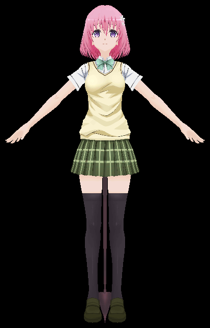 Momo Belia Deviluke - FBX 3D Model by AzureBerylBlue on DeviantArt