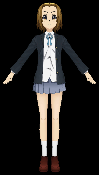 Tainaka Ritsu - FBX 3D Model by AzureBerylBlue on DeviantArt
