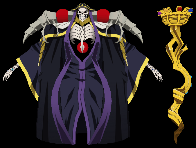 Ainz Ooal Gown - FBX 3D Model by AzureBerylBlue on DeviantArt