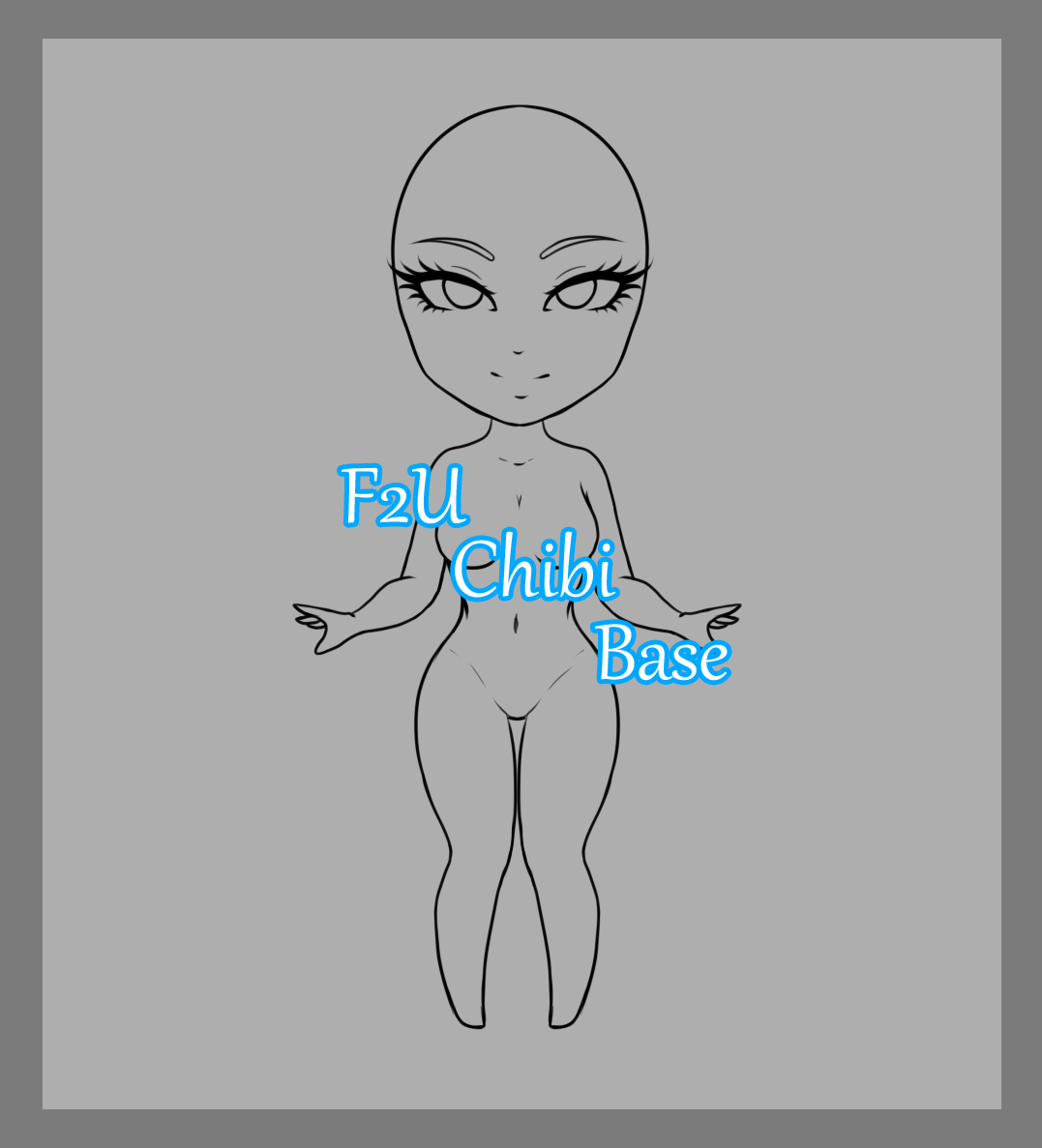 F2U Chibi Base by LynnMoon on DeviantArt