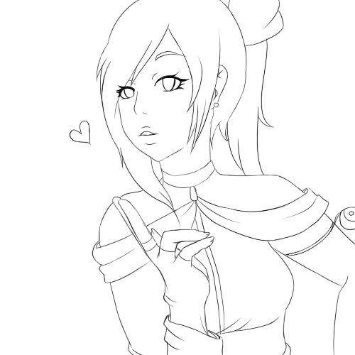 Blair lineart by HoneyMochaCat on DeviantArt
