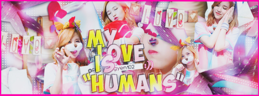 /Share PSD/ Cover My Love Is Human :)