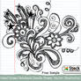 Hand Drawn Notebook Doodle Flower Vector