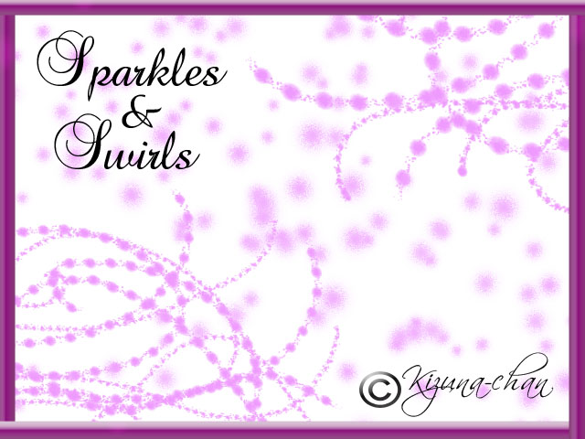Sparkles and Swirls Brushes