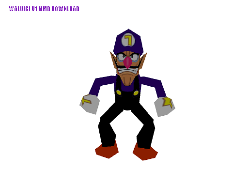 Waluigi V1 MMD Download by Metalscourge18ZX on DeviantArt