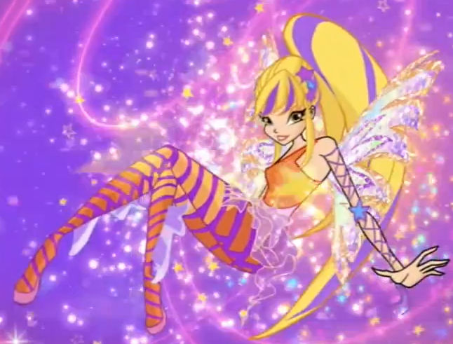 Winx Club Stella Sirenix 2d Transformation Gif By Frostmay251 On