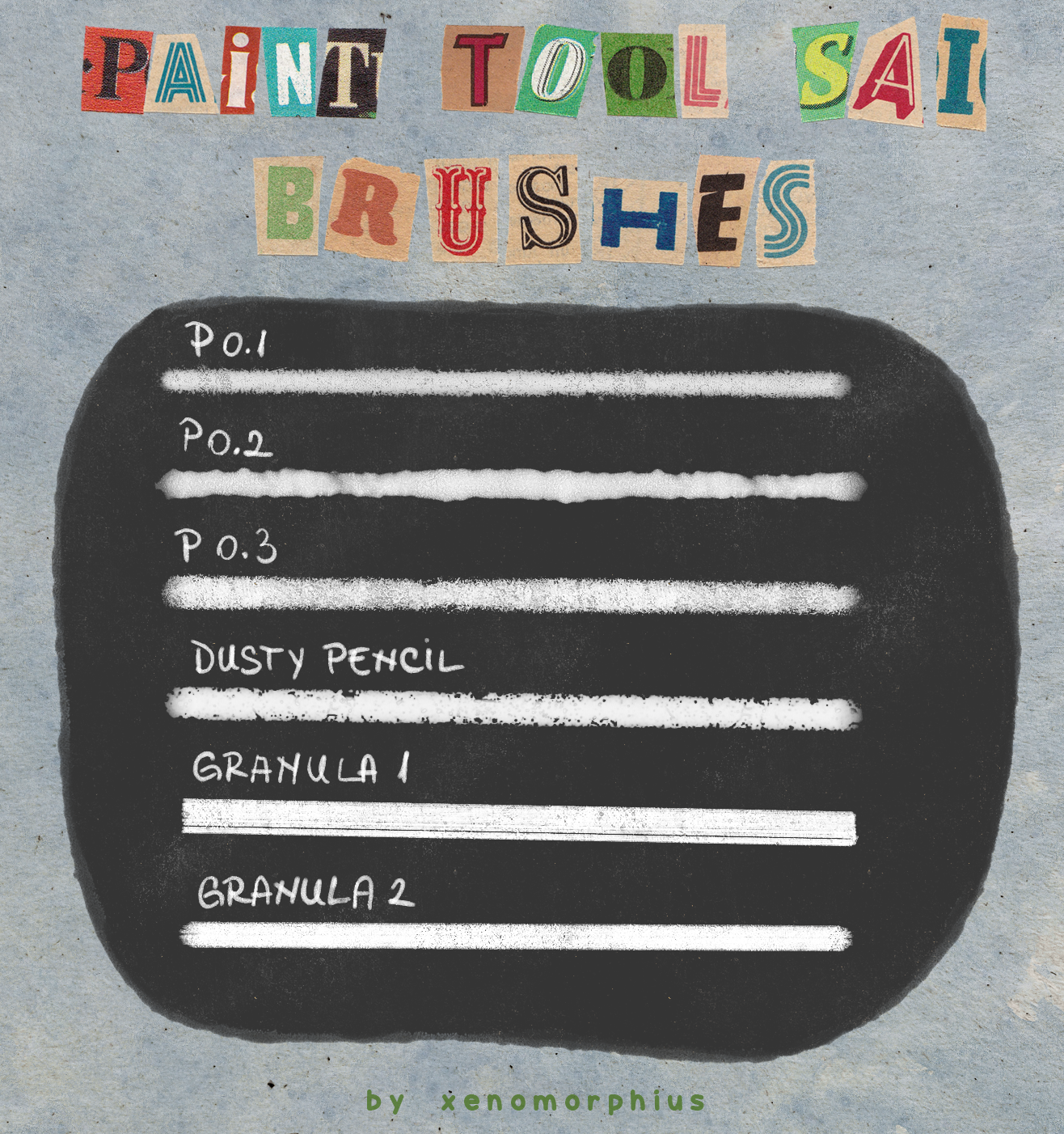 Brush Pack PAINT TOOL SAI 2 by xeno-morphius on DeviantArt
