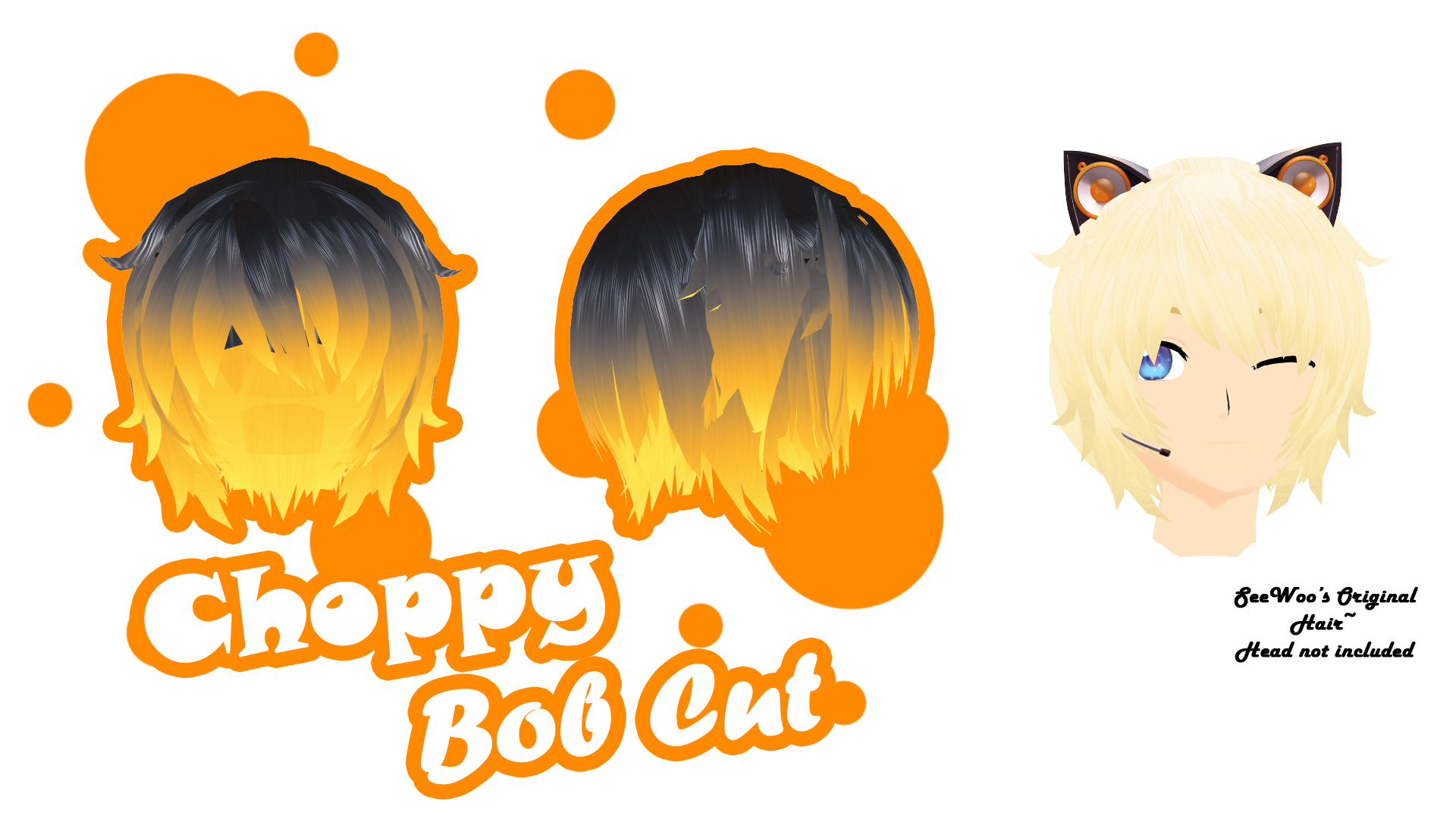 [MMD Parts] - Hair - Choppy Bob Cut (+dl)