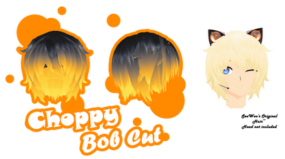 [MMD Parts] - Hair - Choppy Bob Cut (+dl)