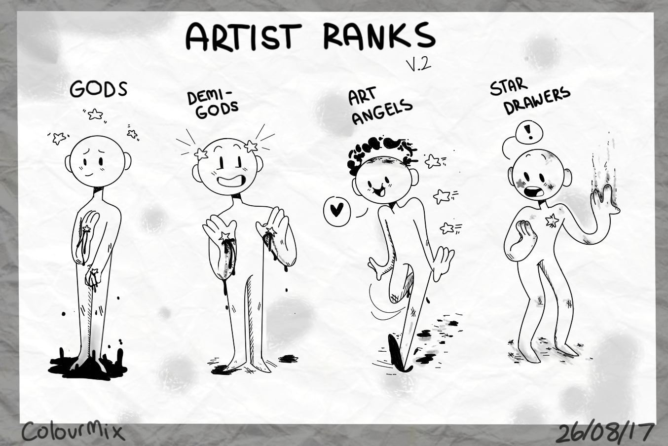 Artist Ranks Version 2! by colourmix on DeviantArt