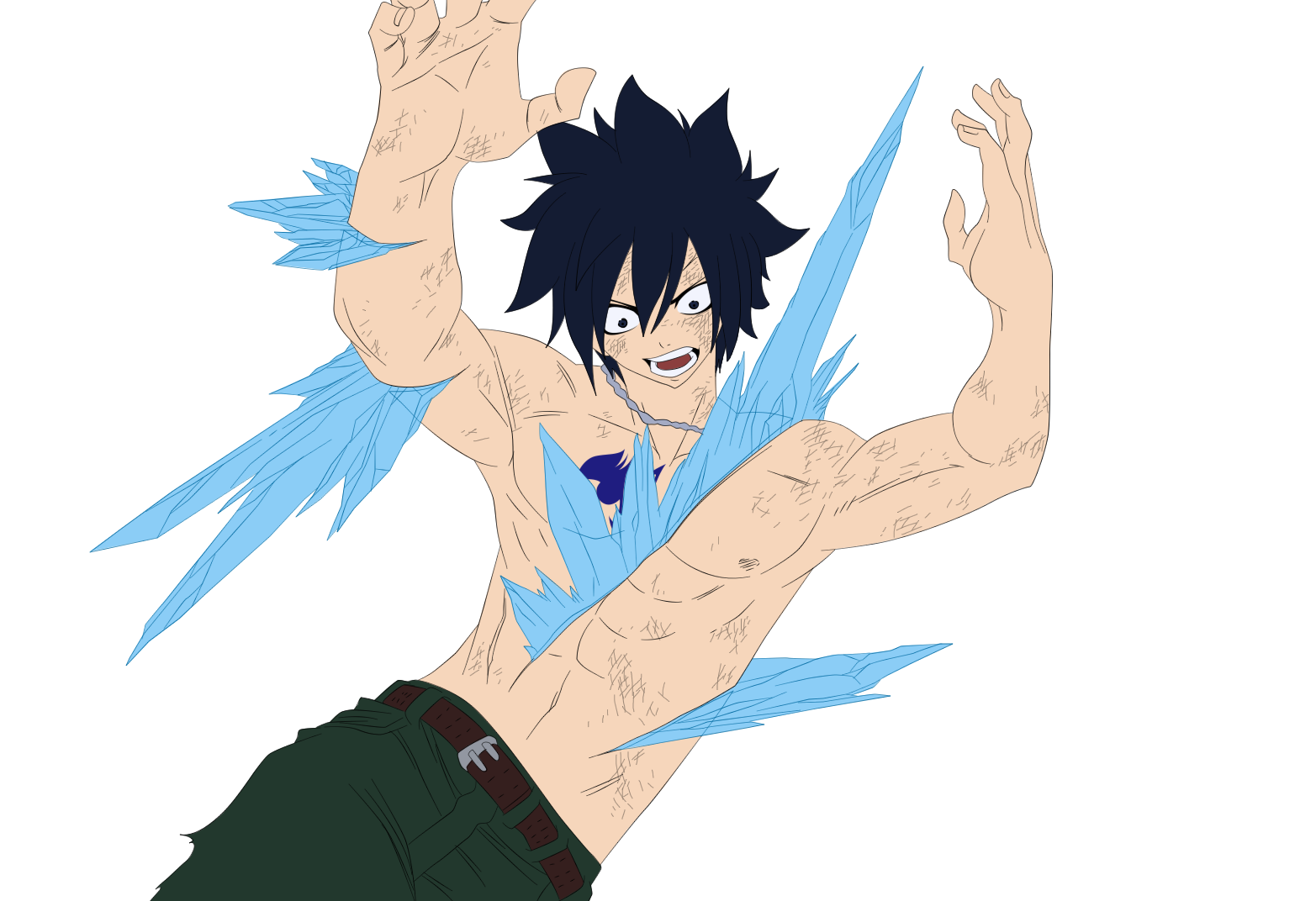 Gray Fullbuster [PSD+ColorBASE]