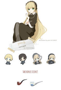 GOSICK Petanko! desktop icons