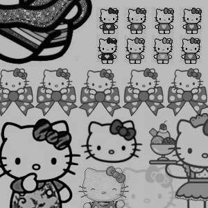 Hello Kitty Brushes by radroachmeat