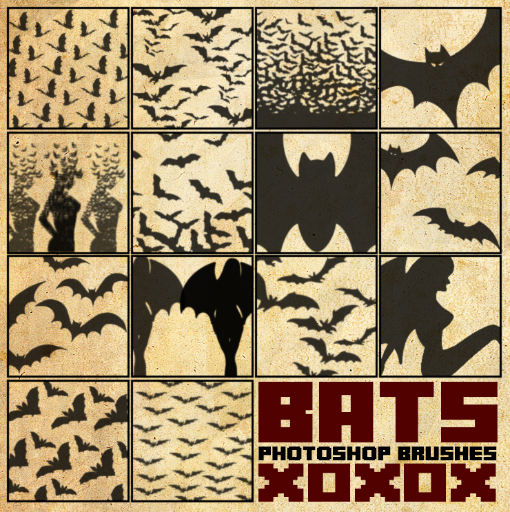 Bat Brush Pack [2013] by wiredusagi on DeviantArt