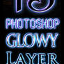 Free Glowy Photoshop Styles