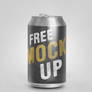 free Soda Can Psd mockup