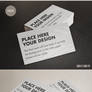 Free Card / Flyer mock-ups - Psd files in high res