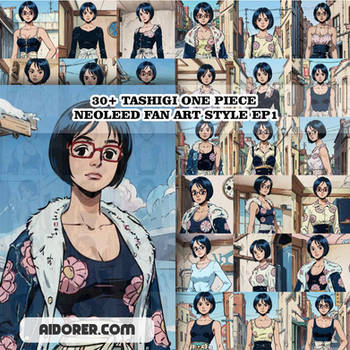 30+ Tashigi One Piece Neoleed Fan Art Style Ep1