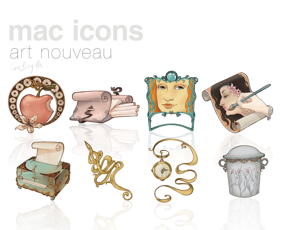 Art Nouveau Icons