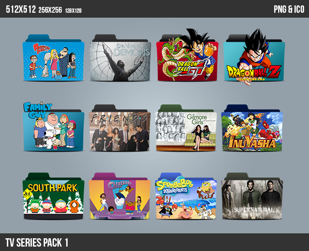 TV Series Folder ICON Pack 1