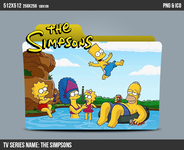 The Simpsons folder icon