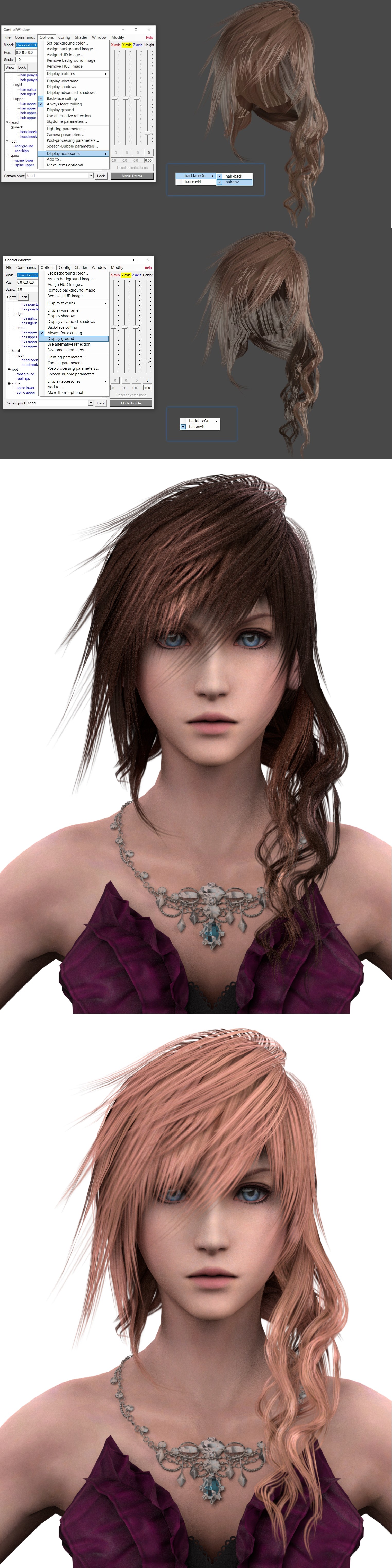 [Hair]DissidiaFFNT Lightning By Sticklove [DL] XPS by sihsengiu on ...