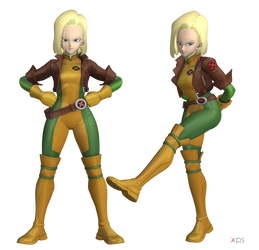 Android 18 as Fornite - Rogue [DL] XPS