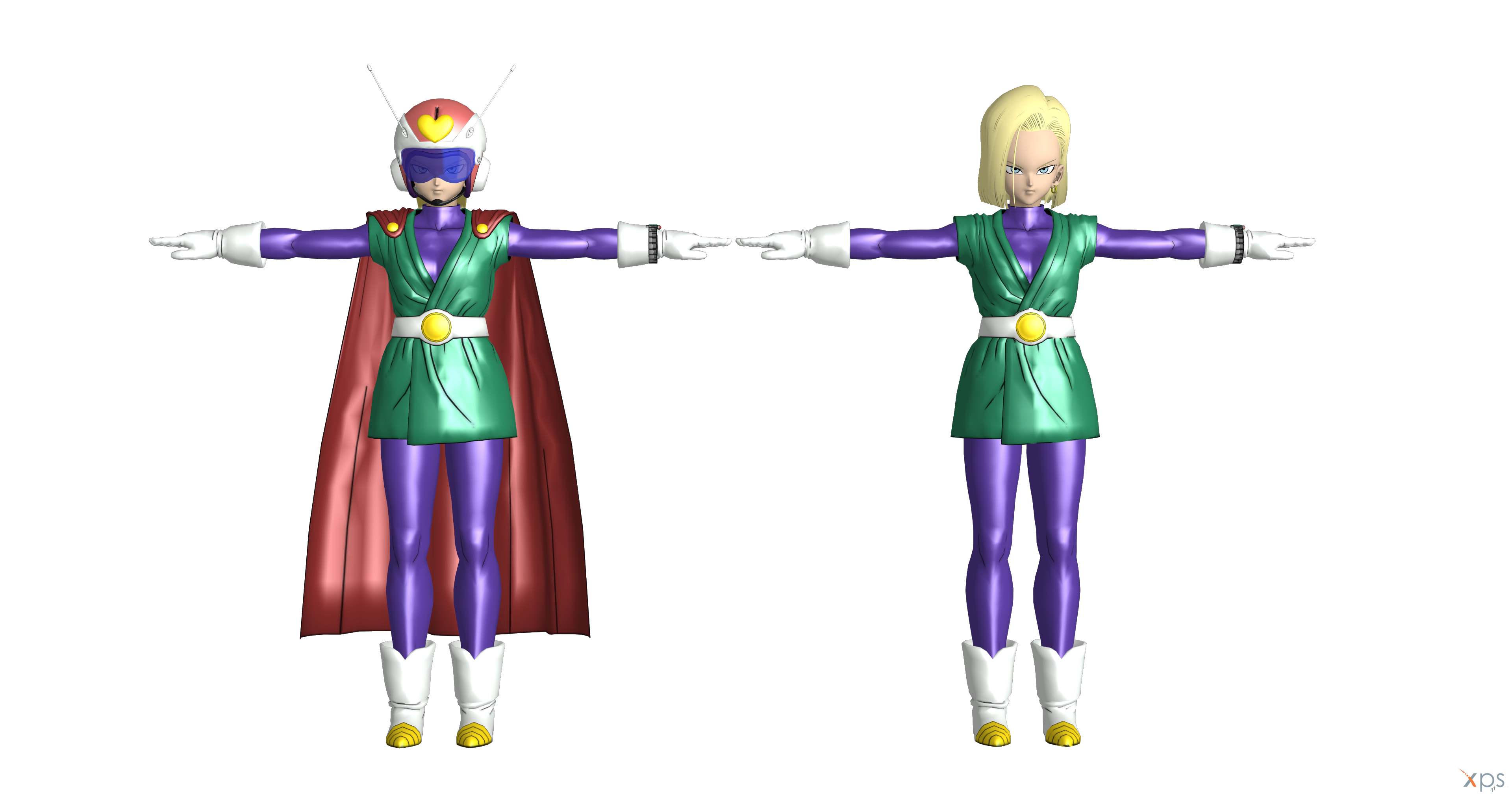 Android 18 as Great Saiyagirl [DL] XPS by sihsengiu on DeviantArt