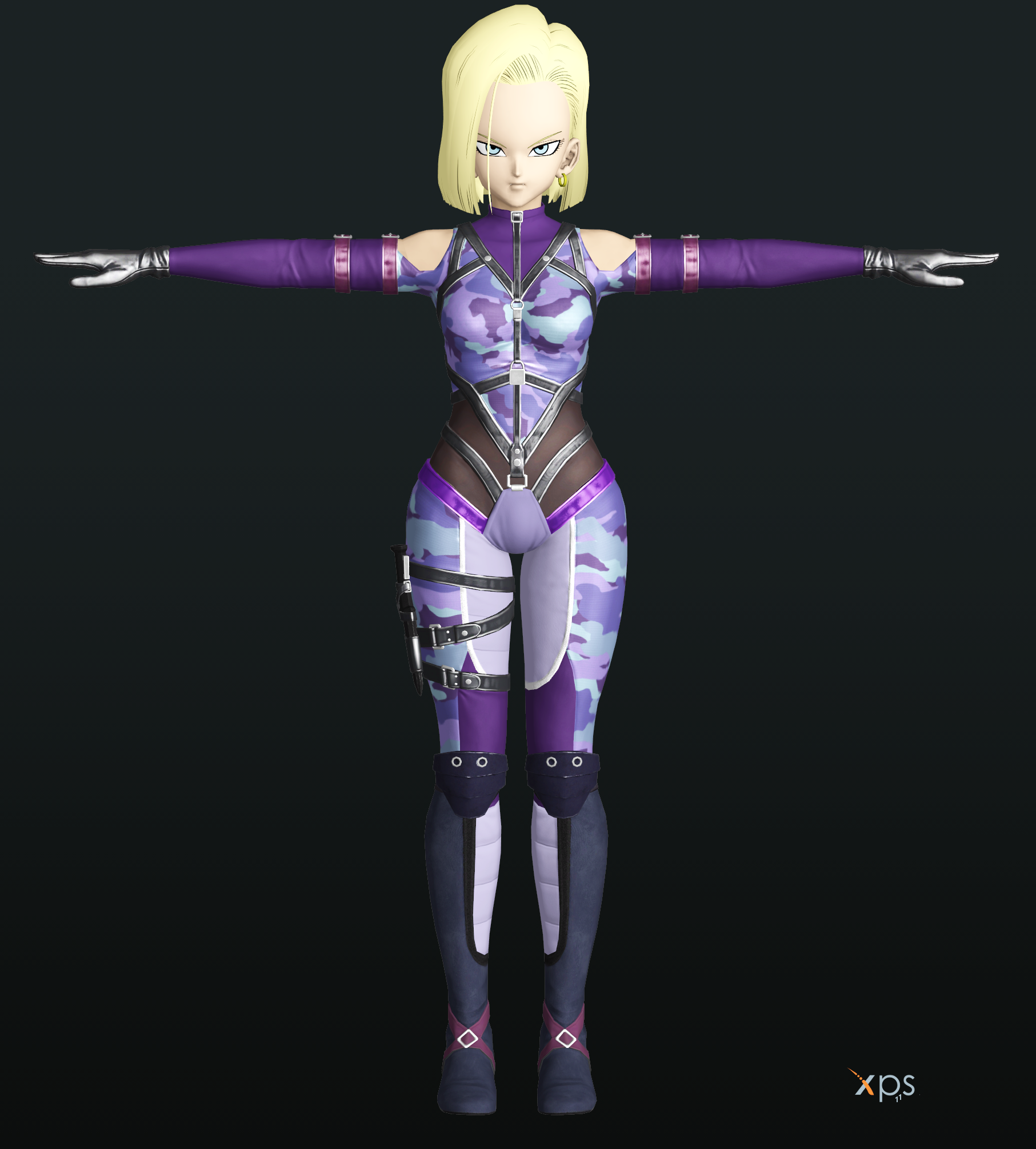 Android 18 as TOA - Kisara (Nina DLC) [DL] XPS by sihsengiu on DeviantArt