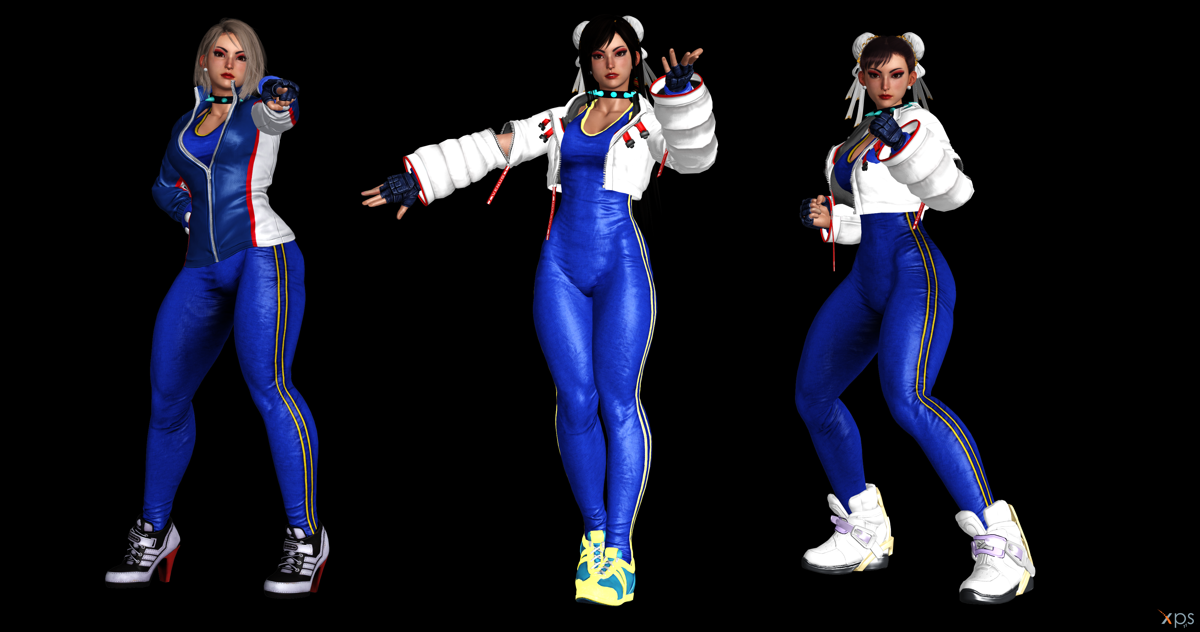 SFV Chun-Li (Nostalgia) V2 [DL] XPS by sihsengiu on DeviantArt