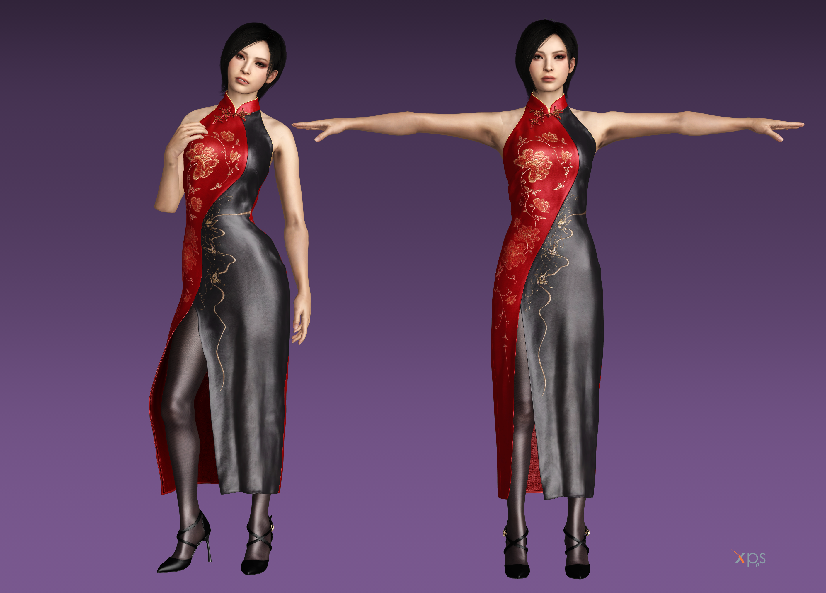 RE4 Remake - Ada Wong (Dress) [DL] XPS by sihsengiu on DeviantArt