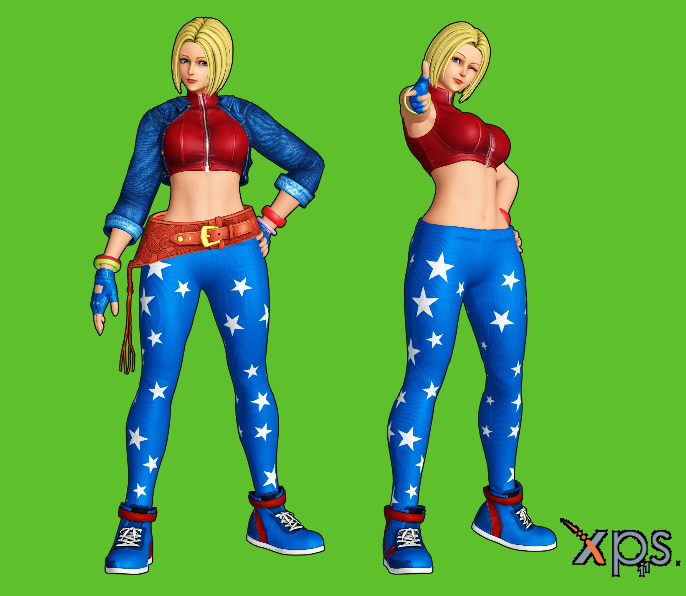 KOFXV Blue Mary V2 [DL] XPS by sihsengiu on DeviantArt