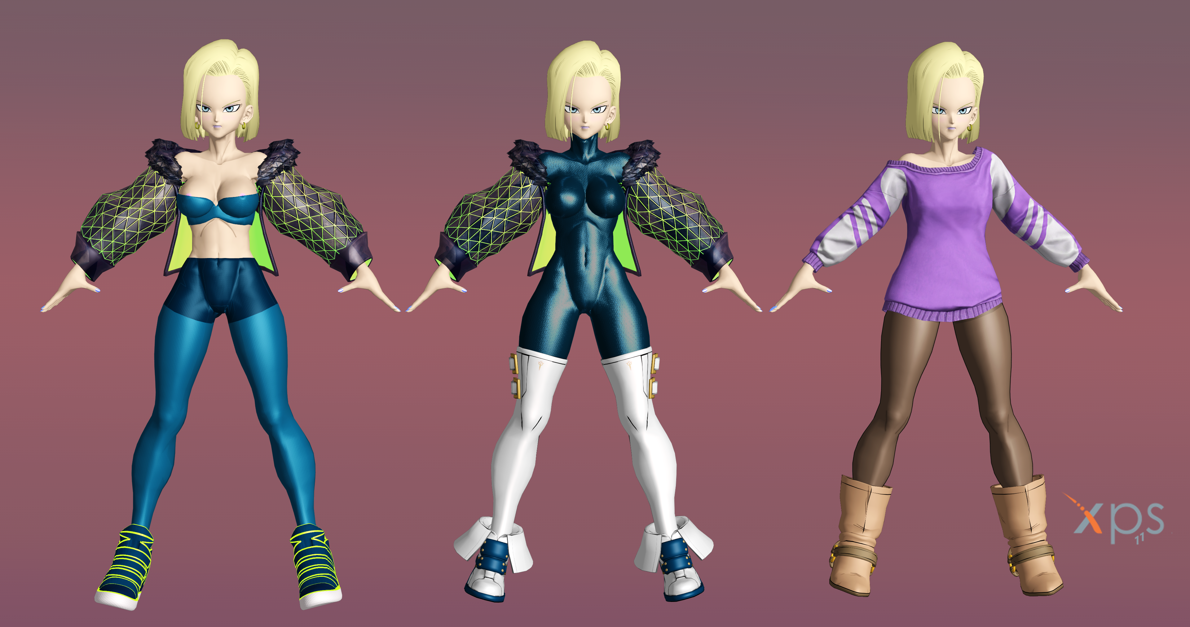 Android 18 costume 20250217 [DL] XPS by sihsengiu on DeviantArt