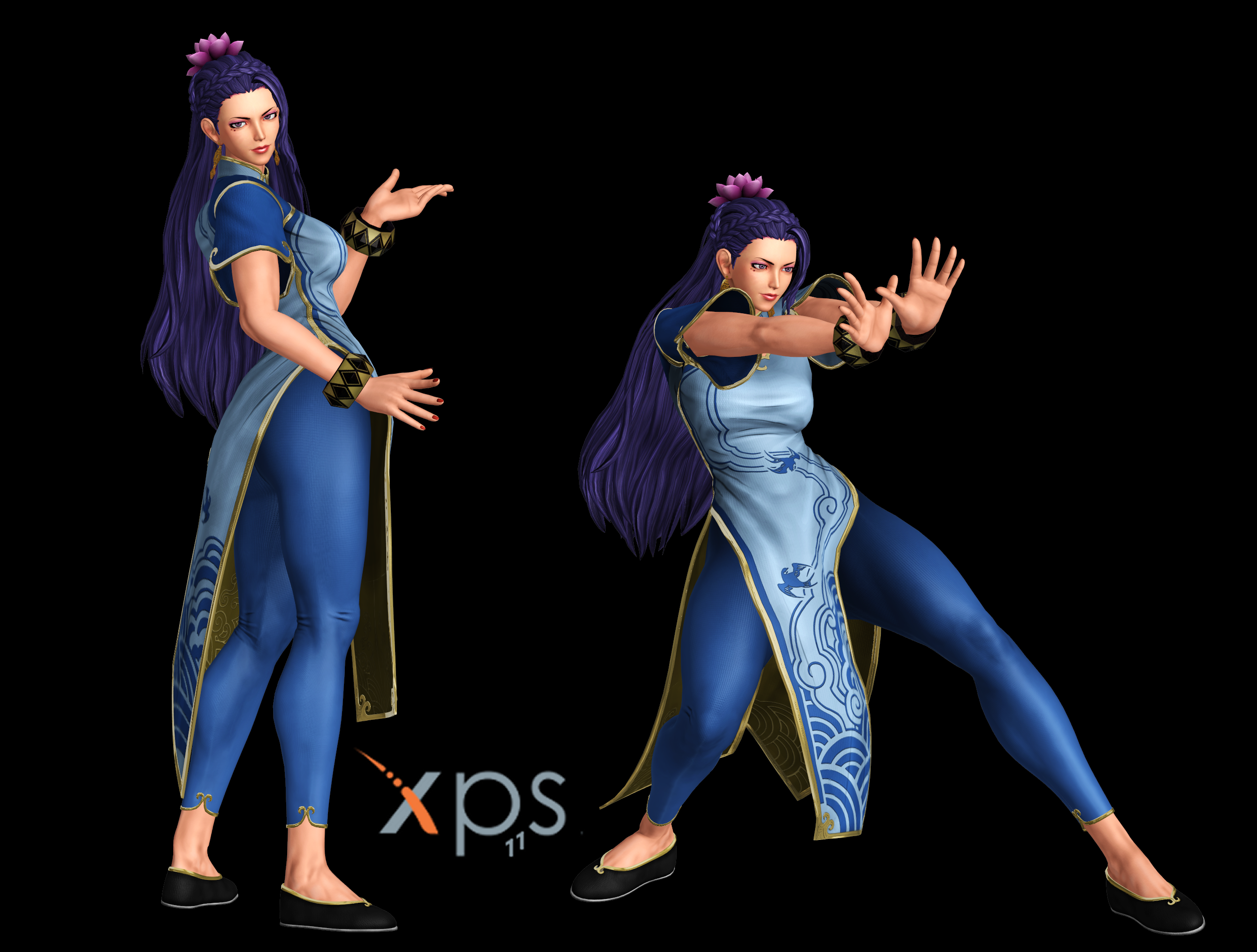 KOF Luong as FF COTW - Chun-Li [DL] XPS by sihsengiu on DeviantArt