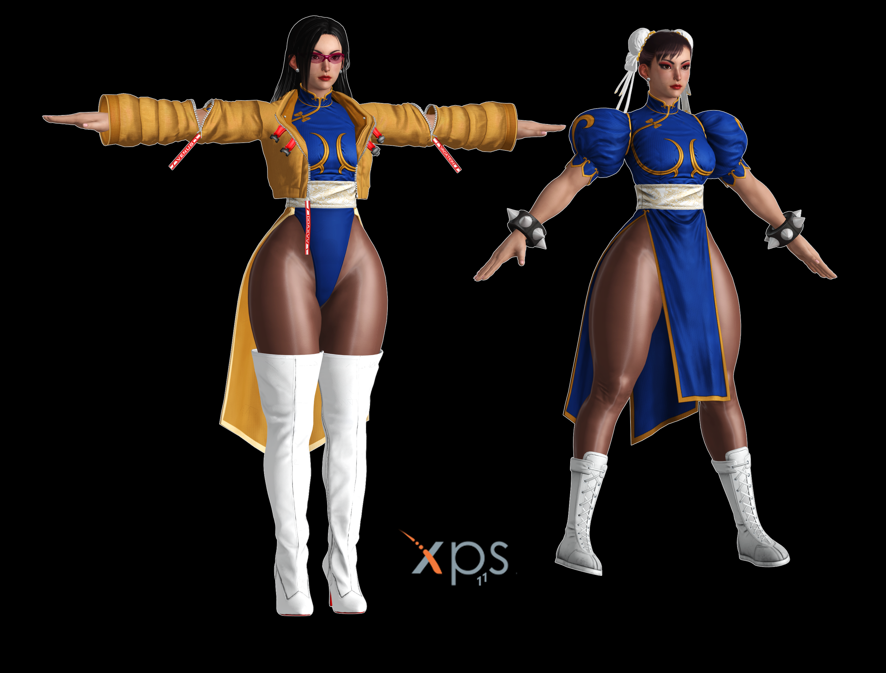 FF COTW - Chun-Li (Classic) V2 [DL] XPS by sihsengiu on DeviantArt