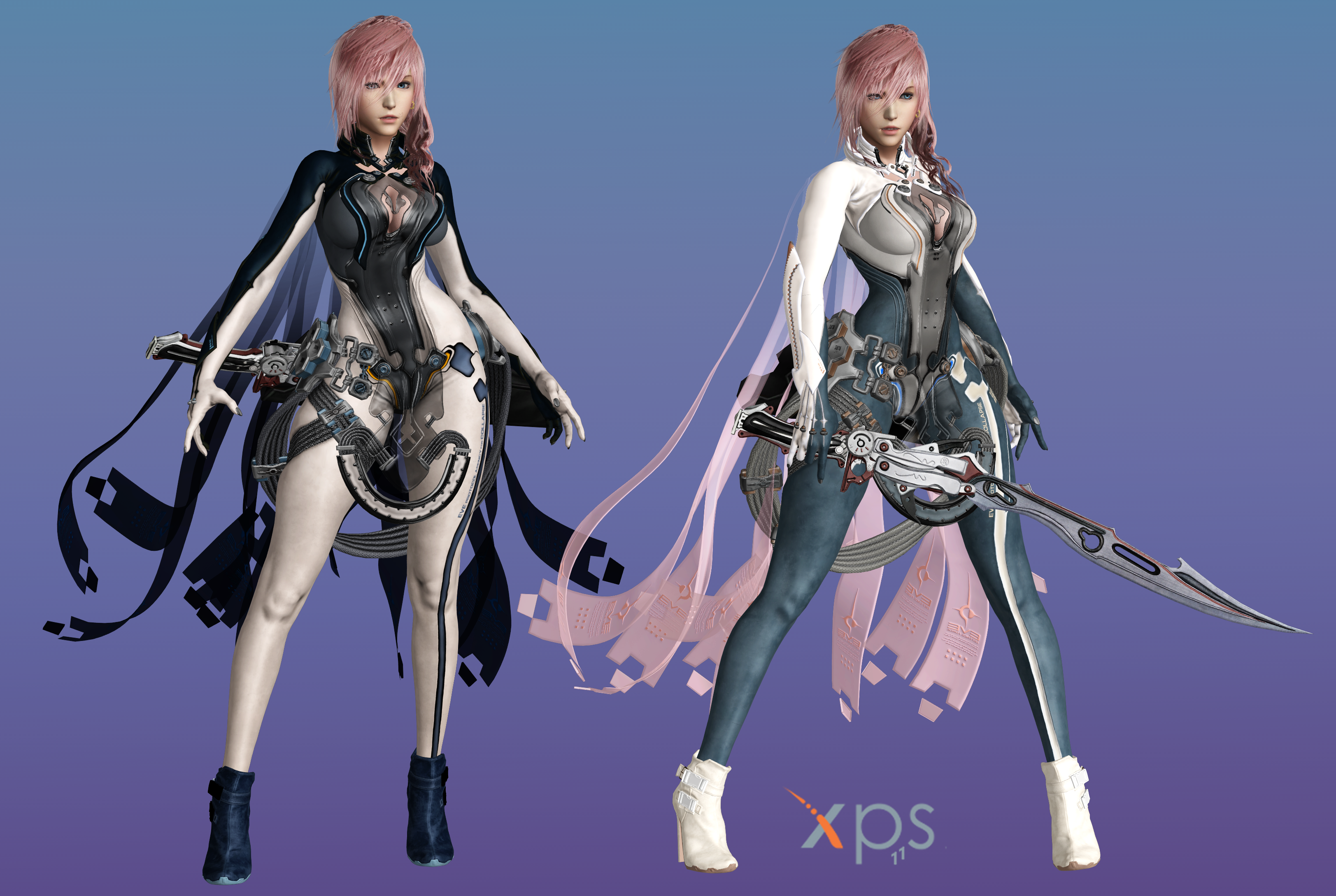 FF Lightning as Stellar Blade Raven [DL] XPS by sihsengiu on DeviantArt