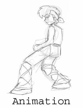 Ryoga Animation: Front Kick