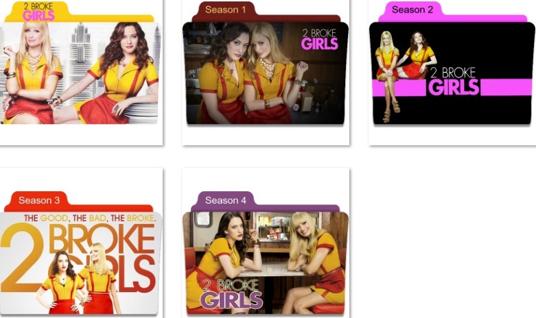 2 Broke Girls Folder Icons