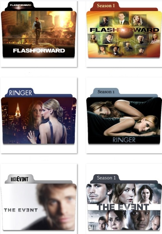 FlashForward - Ringer - The Event Folder Icons