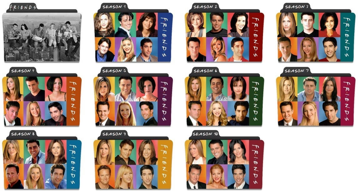 Friends Folder Icons by nellanel on DeviantArt