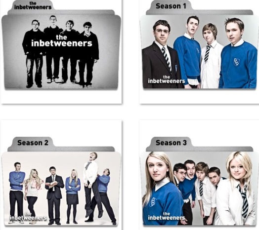 The inbetweeners UK folder Icons