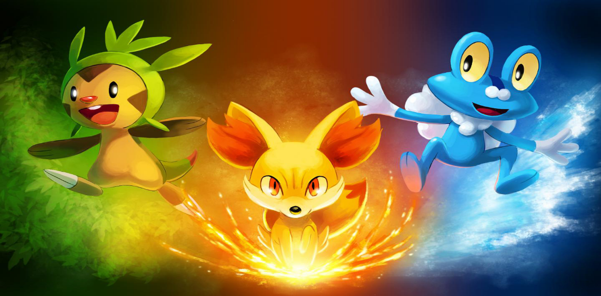 Pokemon XY starters by Fennekin2000 on DeviantArt