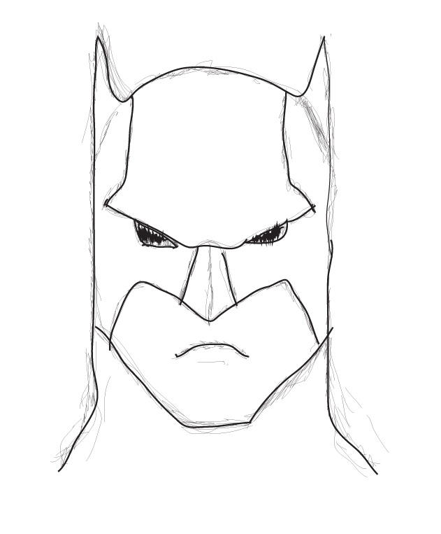 My First Drawing: Batman by Cartr1dgeBased on DeviantArt