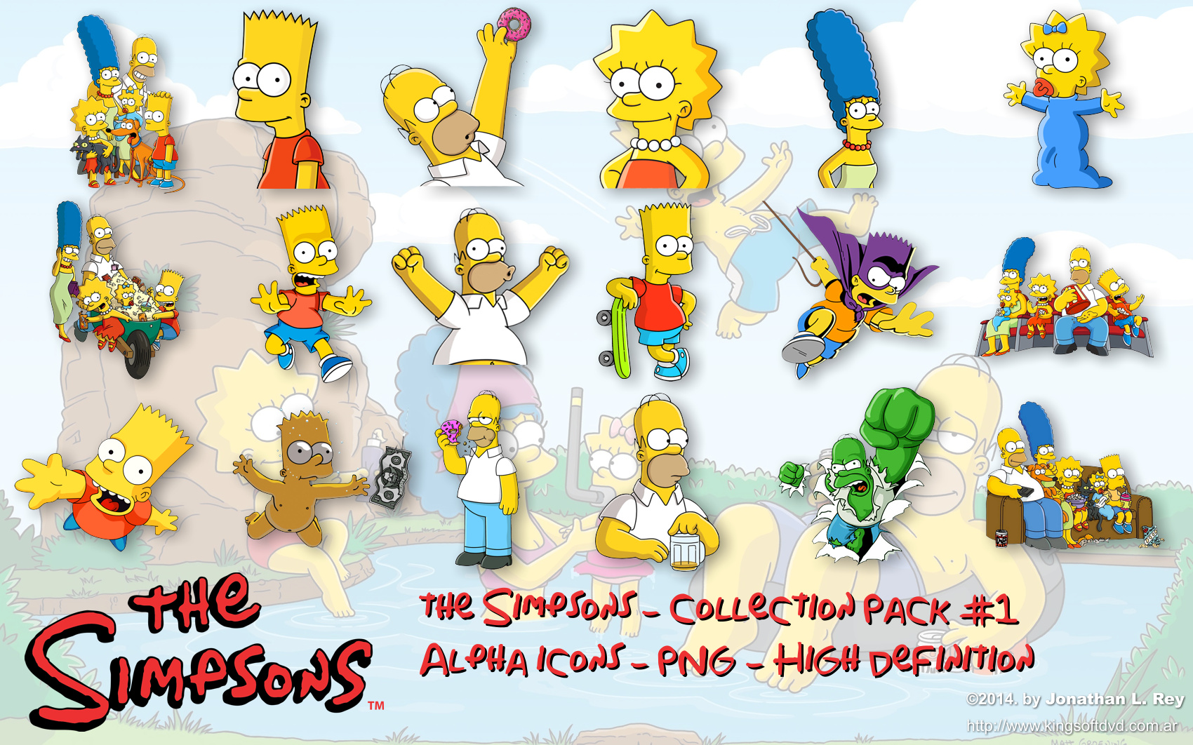 The Simpsons Icons and PNG Pack 1 by jonathanrey on DeviantArt