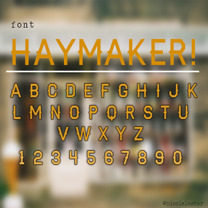 Haymaker - Font.