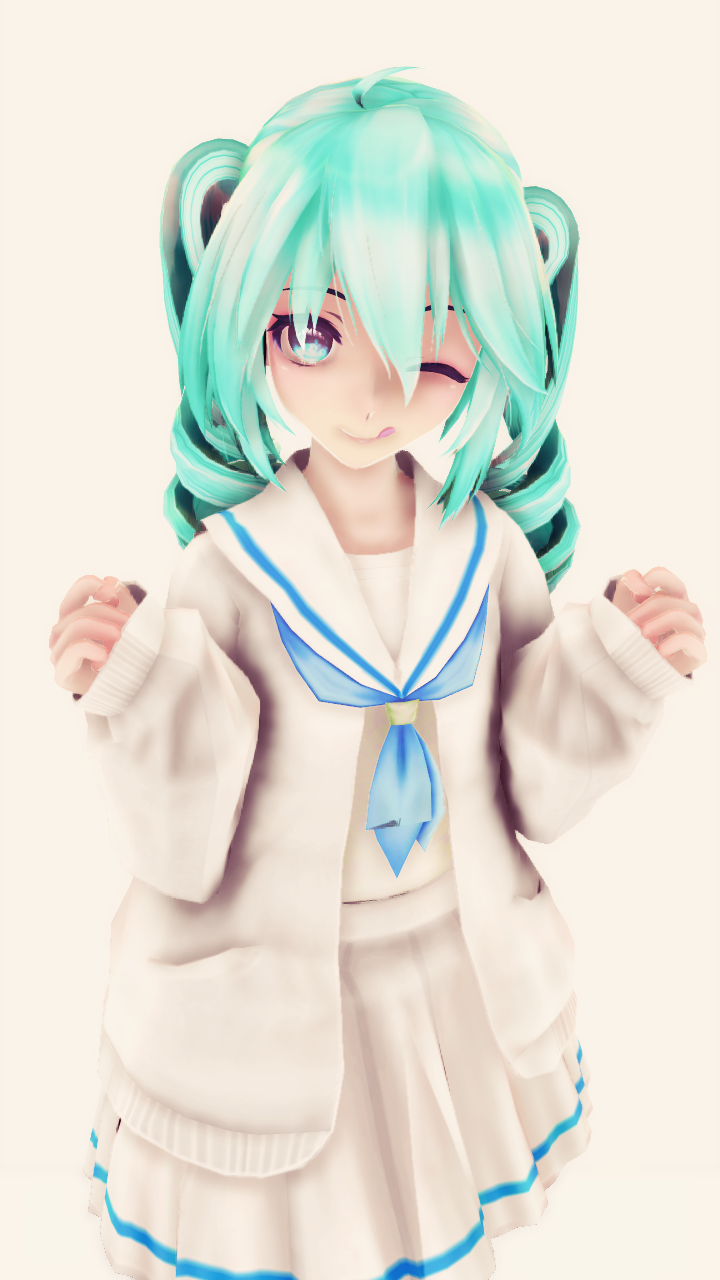 Tda SailorSuit Miku Model DL by Ame101273 on DeviantArt