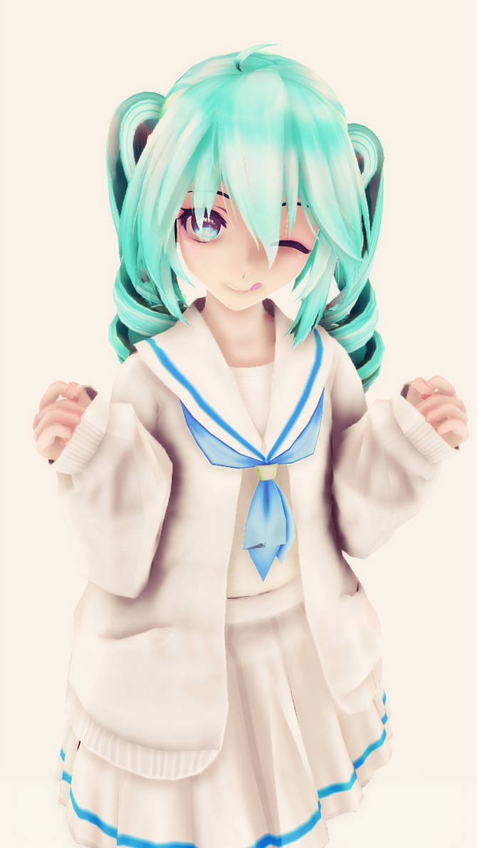 Tda SailorSuit Miku Model DL by Ame101273 on DeviantArt