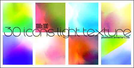 30 icons light texture