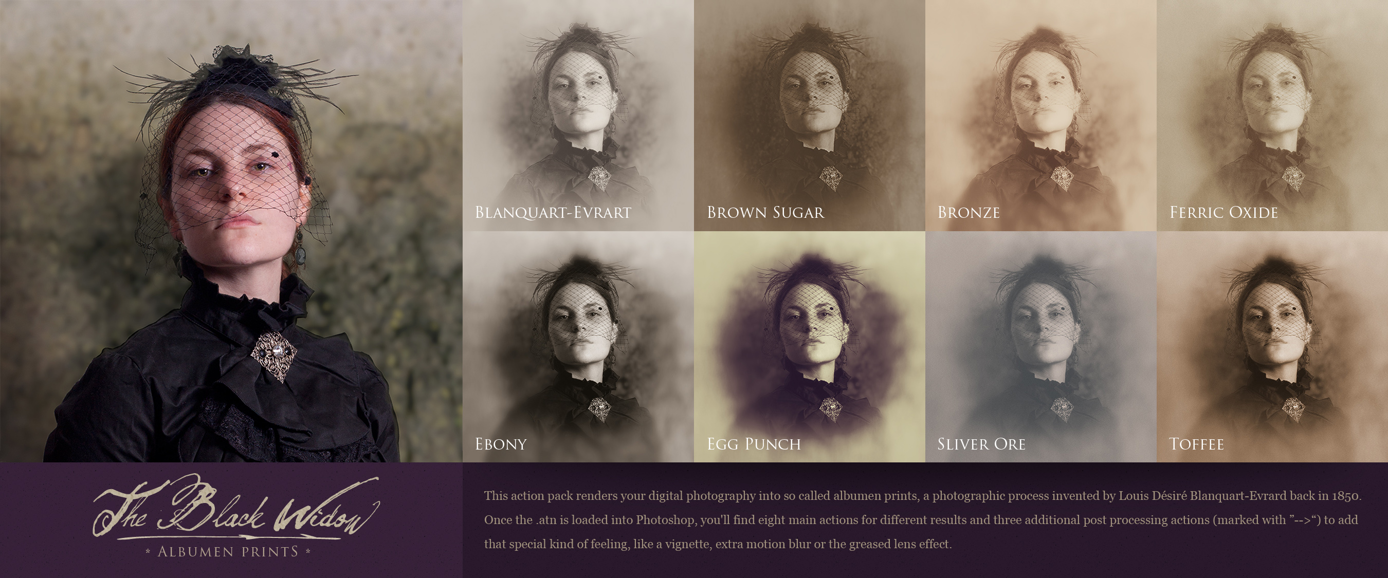 The Black Widow - Albumen Prints 1.0
