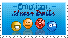 Emoticon Stress Ball stamp by Droneguard